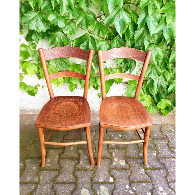 Vintage Peasant Chairs, 1920s, Set of 2 For Sale - Image 6 of 7