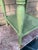 Antique Primitive Work Table Rustic Green Paint For Sale - Image 11 of 13