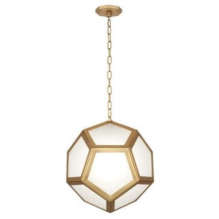 Robert Abbey Pentagon Pendant Light For Sale
