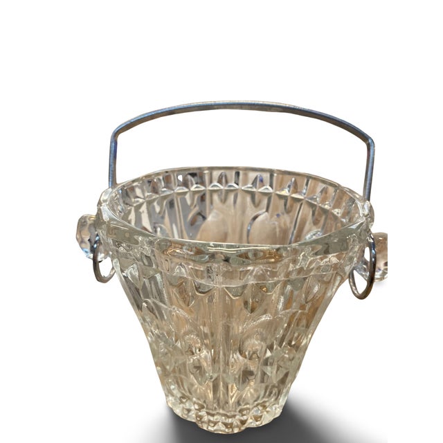 Art Deco Cut Glass Ice Bucket, 1930 For Sale - Image 4 of 11