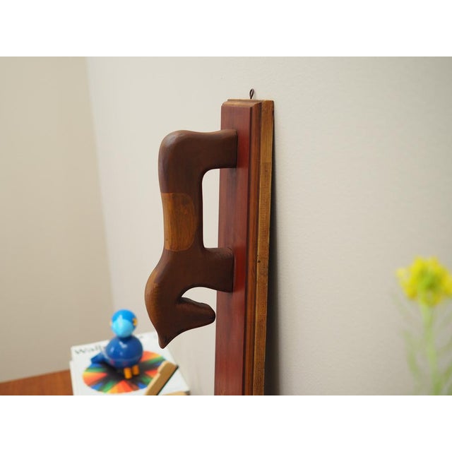 Danish Wall Ornament, 1970s For Sale - Image 13 of 14