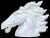 This is a large scale majestic white Italian horse head bust. It is unmarked and in very good condition. It most likely...
