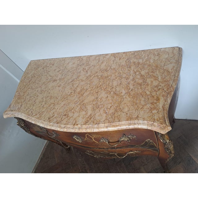 French Chinoiserie Commode by Walter Comelli, 1950 For Sale - Image 4 of 13