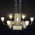 Silver Vintage Art Deco Chandelier, 1930s For Sale - Image 8 of 17