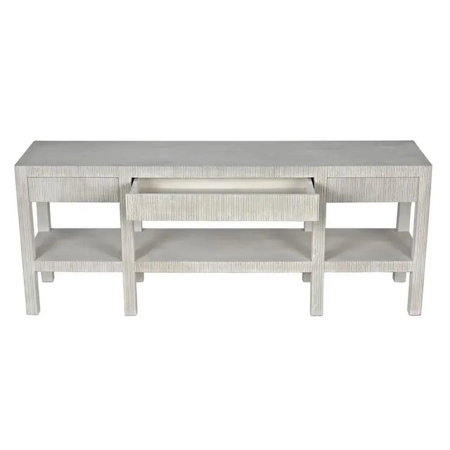 Not Yet Made - Made To Order NOIR Conrad Console, White Wash For Sale - Image 5 of 6