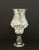 Glass 1970's 2 Pc Hurricane Candle Holder & Globe, 24% Lead Crystal by Block Poland For Sale - Image 7 of 14