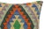 Rustic Southwestern Turkish Octavio Hand Woven Kilim Throw Pillow For Sale - Image 3 of 5