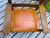 Wood Antique Child's Solid Oak Mission Leather Rocking Chair For Sale - Image 7 of 7