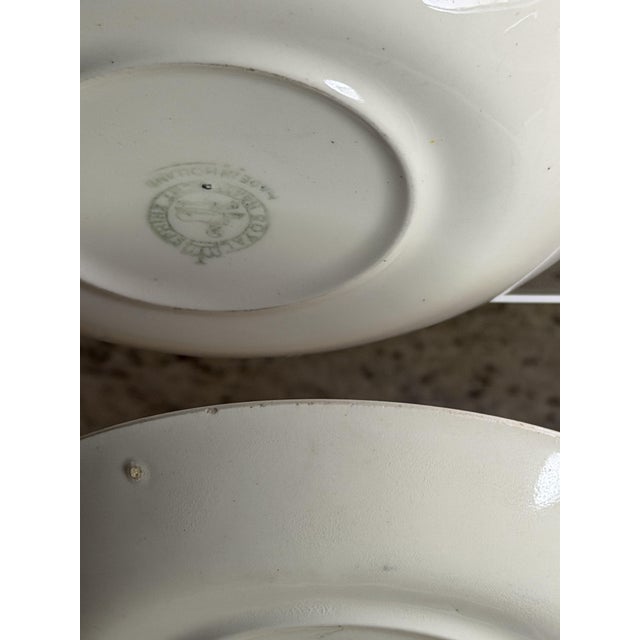 Blue Dutch Modernist Egyptian Revival Espresso Service by Petrus Regout for Royal Sphinx Maastricht, 1960s, Set of 18 For Sale - Image 8 of 17