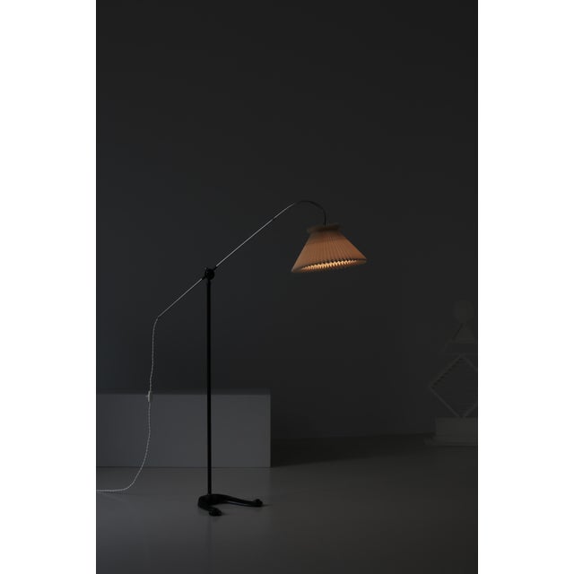 Art Deco Water Pump Floor Lamp attributed to Fog & Mørup, Copenhagen, Denmark, 1940s For Sale - Image 11 of 16