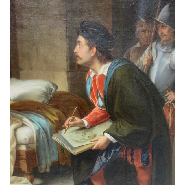 "Beatrice Cenci Being Sketched by Guido Reni " by Achille Leonardi For Sale - Image 13 of 15