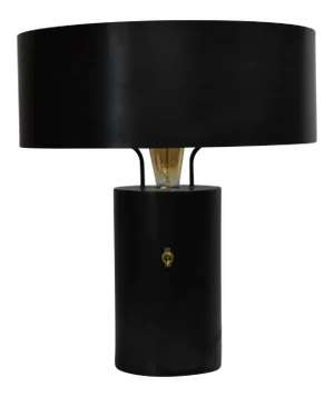 Black Berlin Table Lamp With Shade