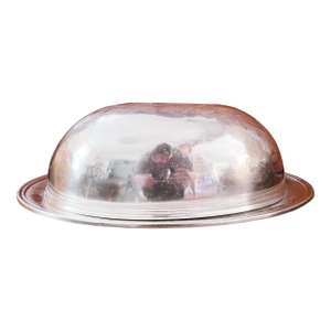 Vintage Silver Plated Dome & Platter From Kingsley Inn in Bloomfield Hills MI