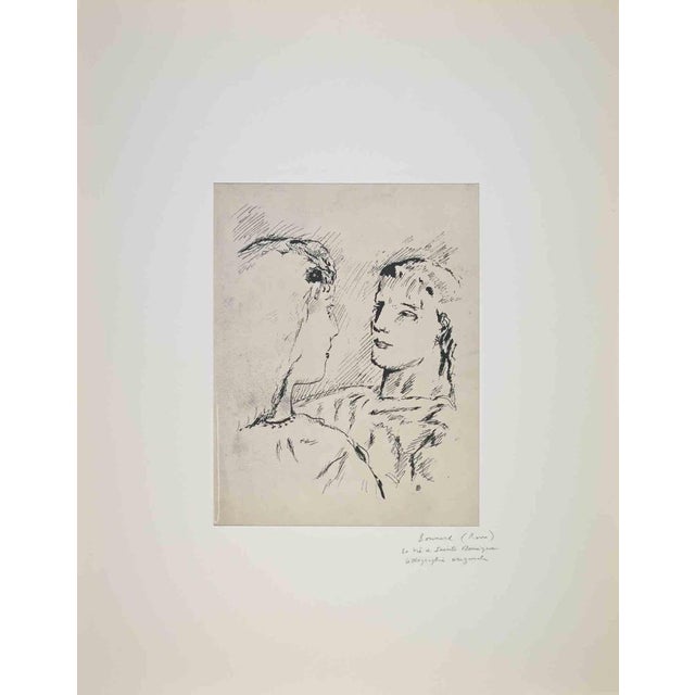 Pierre Bonnard, Daphne and Chloe, Lithograph, 1930s For Sale - Image 3 of 3