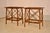 Wood Pair of Tortoise Bamboo Side Tables, Circa 1960's For Sale - Image 7 of 7