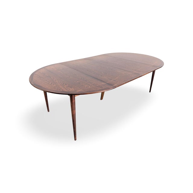 Mid-Century Modern Extendable Dining Table in Rosewood by Arne Vodder For Sale - Image 3 of 11
