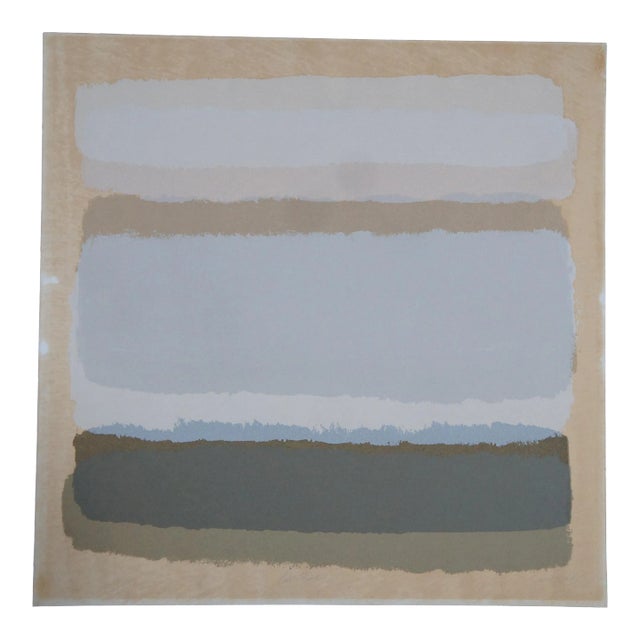 Vintage Vanguard Studios Andres Abstract Rectangles Print For Sale