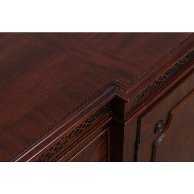 Century Mahogany 4 Door Buffet Sideboard For Sale - Image 9 of 18