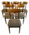 Mid-Century Modern Chairs, 1960s, Set of 6 For Sale