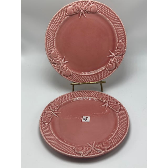 1980s Vintage Bordallo Pinheiro Plates, a Pair For Sale - Image 5 of 7