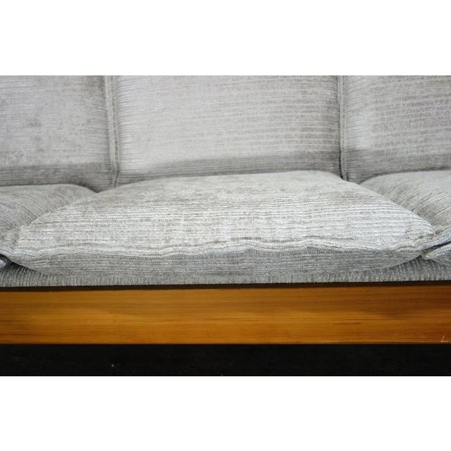 Mid-Century Modern Brutalist Pine Sofa, France, 1960s For Sale - Image 3 of 12