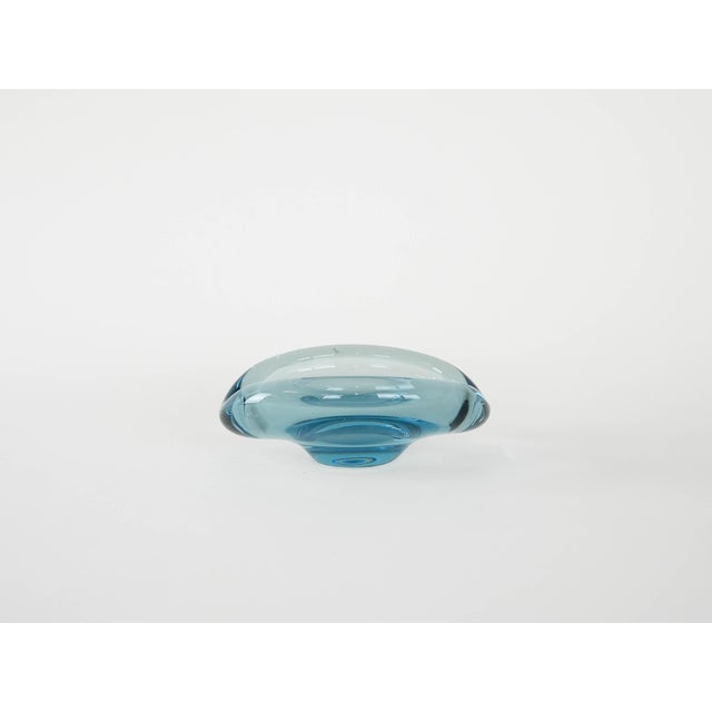 Vintage Danish Glass Plate by Per Lütken for Holmegaard, 1960s For Sale - Image 3 of 9