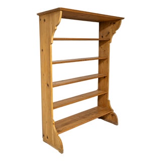 Softwood Kitchen Shelf, Late 19th Century For Sale