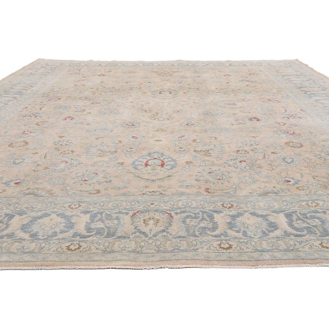 Contemporary Antique Persian Mashhad Rug, 09'09 X 13'02 For Sale - Image 3 of 10
