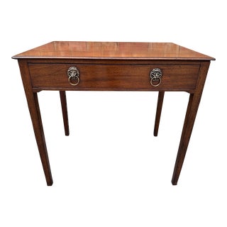 19th Century English End Table/Desk For Sale