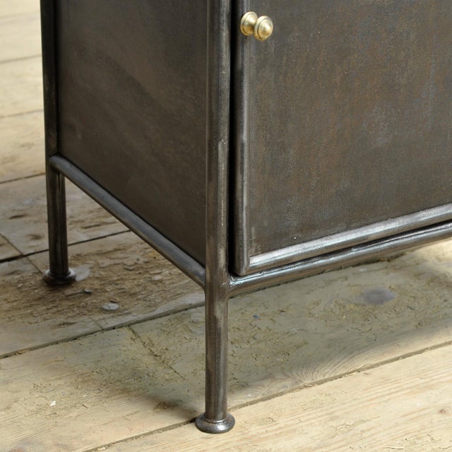 Nightstand with Marble Top, 1920s For Sale - Image 11 of 14