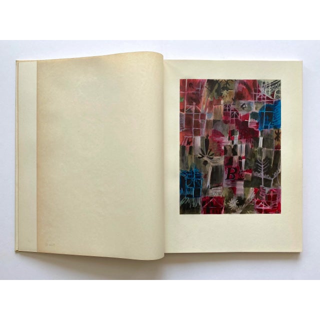 Paul Klee Paul Klee Vintage 1958 LMTD First Edition Rare Fine Art Pochoir Prints Portfolio Extra Large Hardcover Mid Century Modernist Art Book For Sale - Image 4 of 12