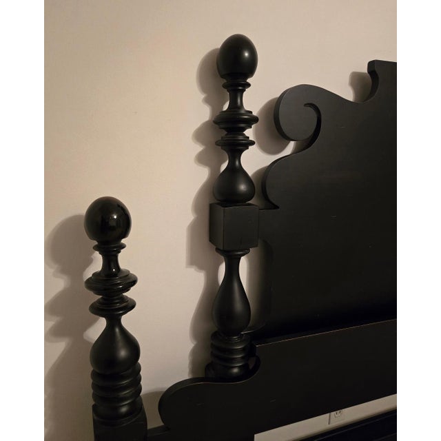 2010s Ethan Allen Quincy Queen Bed Frame For Sale - Image 5 of 5