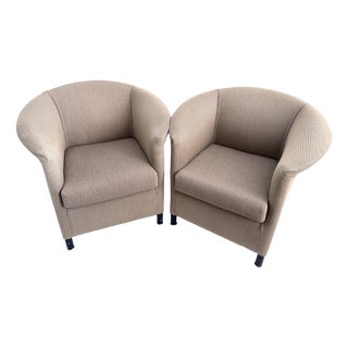 Vintage Aura Armchairs by Paolo Piva for Wittmann, 1980s, Set of 2 For Sale