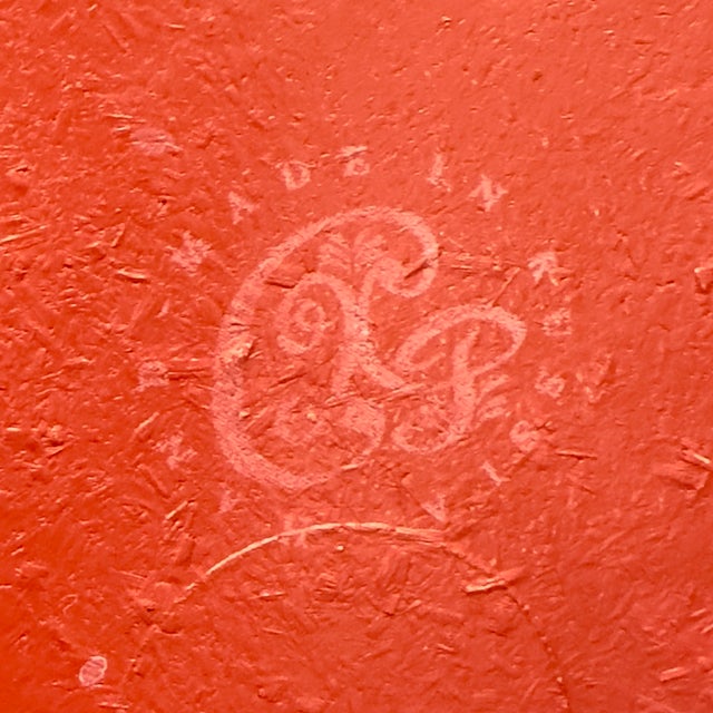 Mid 20th Century Vibrant All Over Graphic Floral Decorative Wall Plate Curation - Group of 5 For Sale - Image 5 of 10