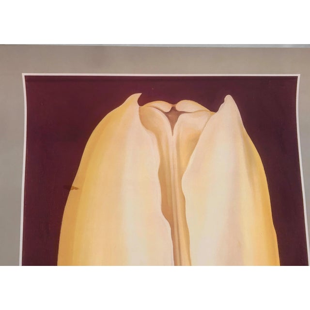 1970s Vintage Lowell Nesbitt “Yellow Tulip” Hokin Gallery Art Show Poster For Sale - Image 10 of 12