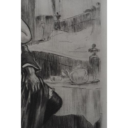 Alméry Lobel-Riche, The Embrace, Etching For Sale - Image 6 of 8