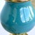 French 1960s Mid-Century Hollywood Regency Teal Enamel & Brass-Plated Table Lamps - A Pair For Sale - Image 3 of 10