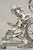 French French Louis XV M Franjus Raison & Boyer Silver Plated Bronze Putto Mantel Clock For Sale - Image 3 of 15