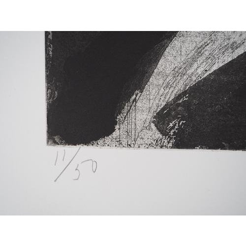 Contemporary Bengt Lindstrom, Man and Animal, Original Engraving For Sale - Image 3 of 7