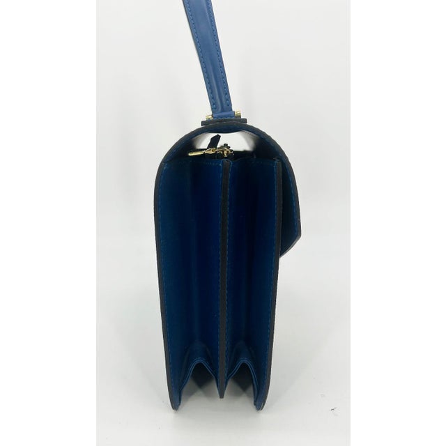 Louis Vuitton Blue Epi Concorde Bag in good condition. Beautiful limited edition Concorde style circa mid 2000's is no...