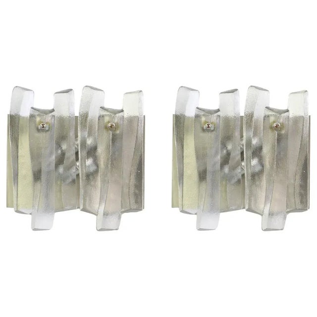 Large Murano Glass Sconces from Kalmar, Austria, 1960s, Set of 2 For Sale - Image 6 of 6