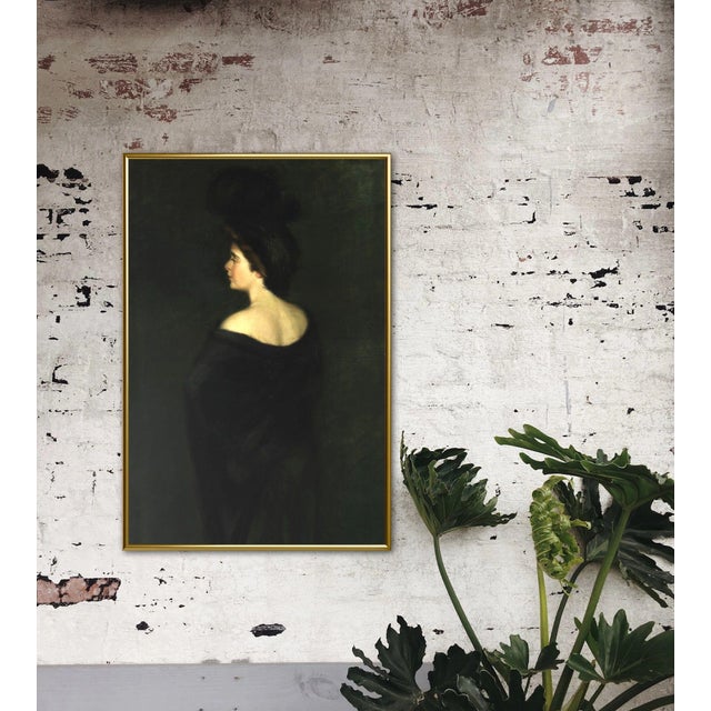 Evening Gaze on Giclee Canvas Framed Add a moment of inspiration to your home or office space with unique, vintage,...