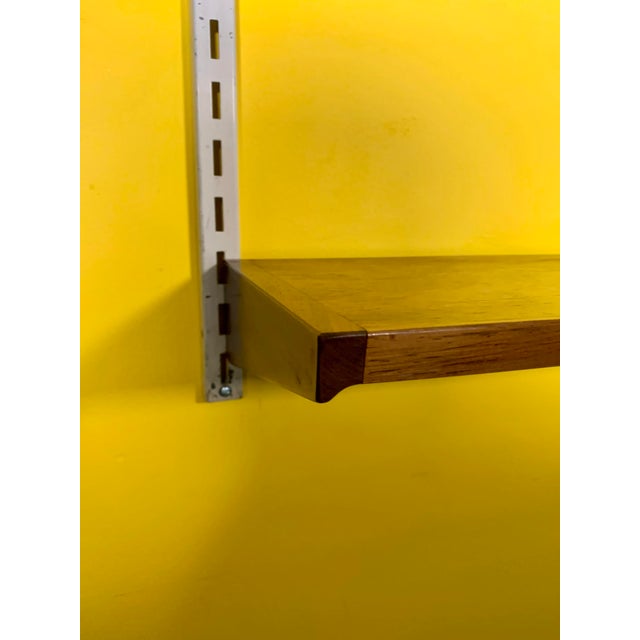 1960s 1960s Kai Kristiansen Rosewood Wall Unit, Mid-Century Scandinavian Shelving System For Sale - Image 5 of 9