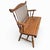 Vintage Wooden Bench – Spindle Back Bench, Classic Farmhouse Style, Elegant Seating, Rustic Home Furniture For Sale In Los Angeles - Image 6 of 17