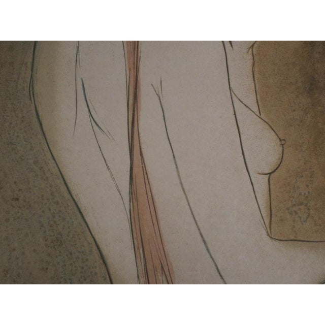 Bernard Charoy, Dominique with the Ribbon, Lithograph For Sale - Image 4 of 7