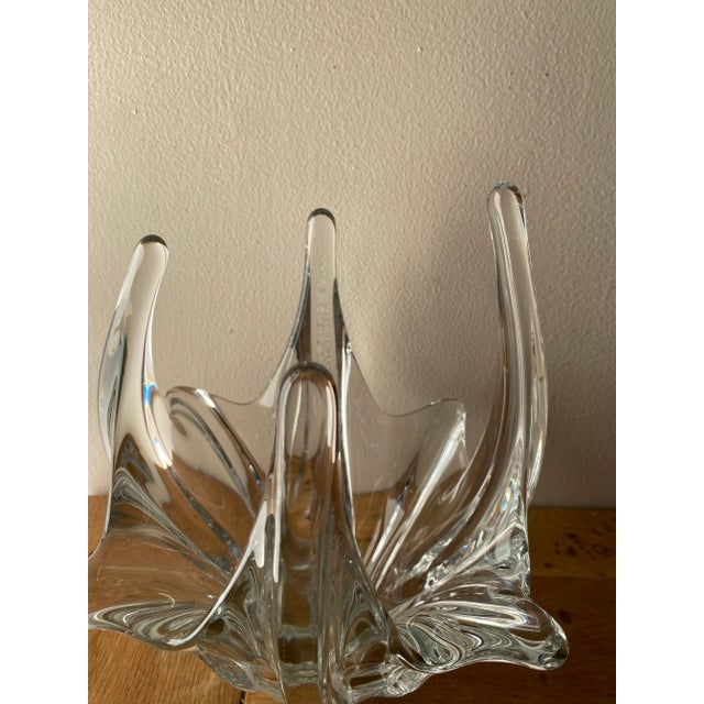 Glass Clear Glass Octopus Vase, 1950s For Sale - Image 7 of 9