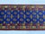 Art Deco Cobalt Blue Turkmen-Style Mori Gul Wool Runner Rug, 2'8" X 9'3" For Sale - Image 3 of 15
