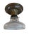 Metal Rare Vintage Holophane Flushmount Ceiling Light Fixture For Sale - Image 7 of 12