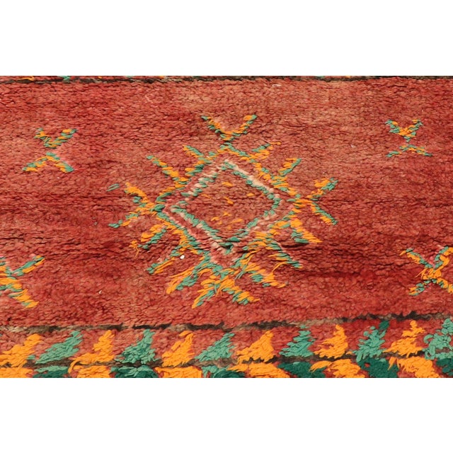 Vintage Red Boujad Moroccan Rug - 02'09 X 04'00 For Sale In Dallas - Image 6 of 10