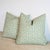 Schumacher Schumacher Leonie Vermicelli Pillows in Leaf - Double Sided Pair For Sale - Image 4 of 7